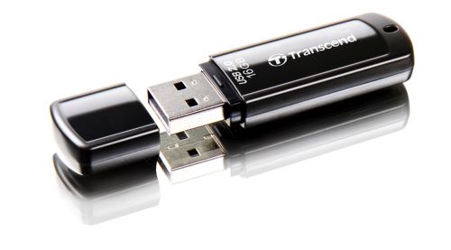 Transcend 16GB JetFlash 350, USB 2.0 flash disk, černý