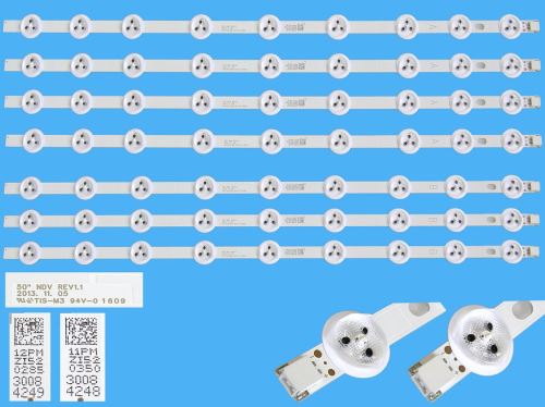 LED podsvit sada vestel 23283027 celkem 7 pásků 464mm / D-LED 4ks type-A 30084248 + 3ks ty