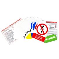 EPP SADA BEZPEČNOSTNÍCH TABULEK PRO VN, 002SETTABD EPP SADA BEZPEČNOSTNÍCH TABULEK PRO VN, 002SETTABD