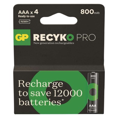 Nabíjecí baterie GP ReCyko Pro Professional AAA (HR03), 1032124080