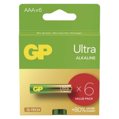 Alkalická baterie GP Ultra AAA (LR03), 1013126000
