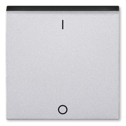 ABB LEVIT M 3559H-A00933 70 KRYT JEDNODUCHÝ S POTISKEM I/0 (PRO SPÍNAČE ŘAZ. 3) TITANOVÁ/K