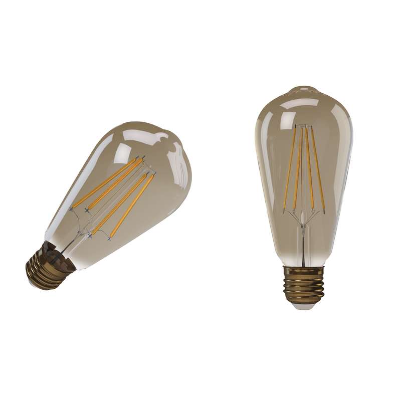LED žárovka Vintage ST64 / E27 / 4 W (40 W) / 470 lm / teplá bílá, 1525713210