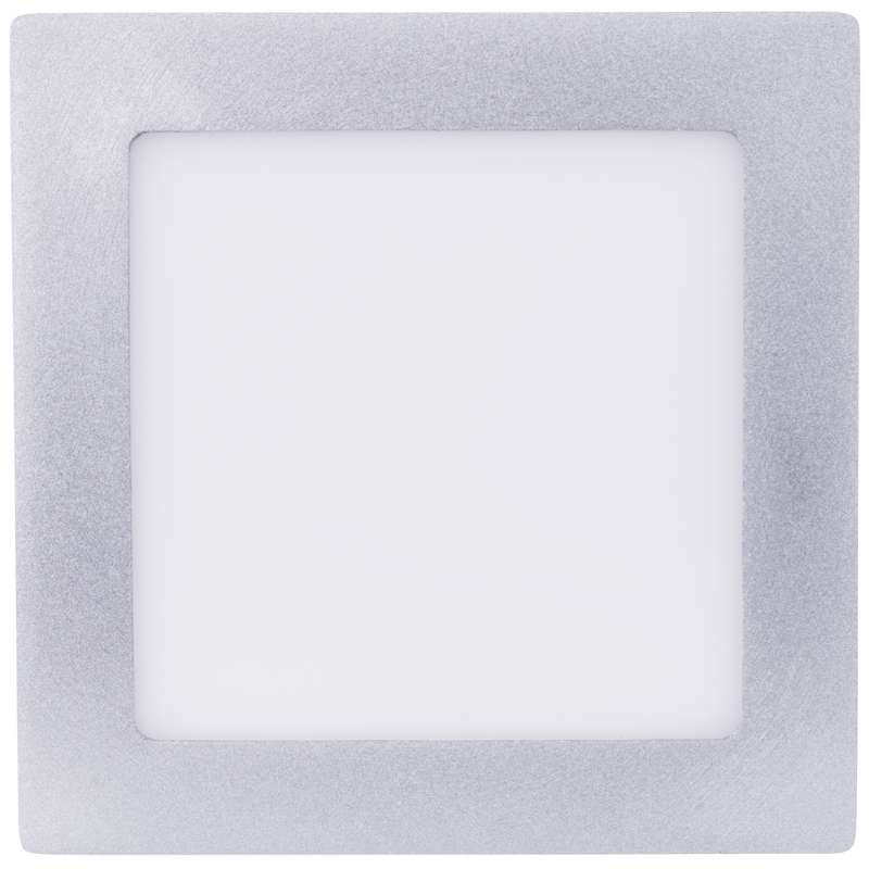 LED přisazené svítidlo PROFI, čtvercové, stříbrné, 12,5W neutrální bílá, 1539067150