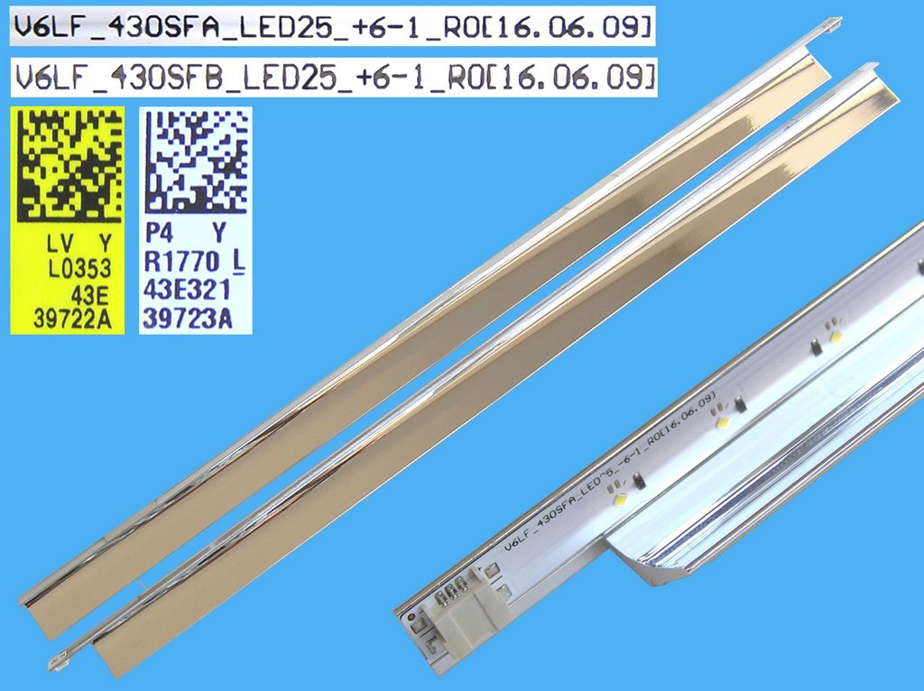 LED podsvit EDGE 890mm sada Samsung BN96-39722A +