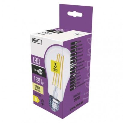 LED žárovka Filament A67 / E27 / 11 W (100 W) / 1 521 lm / teplá bílá Z74284