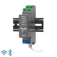 SHELLY PRO 2 SPÍNACÍ MODUL NA DIN LIŠTU 2KANÁLOVÝ LAN WIFI BLUETOOTH SHELLY PRO 2 SPÍNACÍ MODUL NA DIN LIŠTU 2KANÁLOVÝ LAN WIFI BLUETOOTH