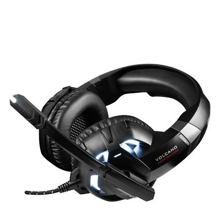 Modecom VOLCANO SHIELD 2 headset, herní sluchátka s mikrofonem, 2,2m kabel, 3,5mm jack, US