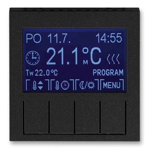 ABB LEVIT M 3292H-A10301 63 TERMOSTAT UNIVERZÁLNÍ PROGRAMOVATELNÝ (OVLÁDACÍ JEDNOTKA) ONYX