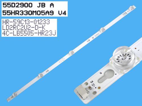 LED podsvit 535mm, 5LED / DLED Backlight 535mm - 5DLED, T0T-55D2900-JBA 55HR330M05A9 V4 / 