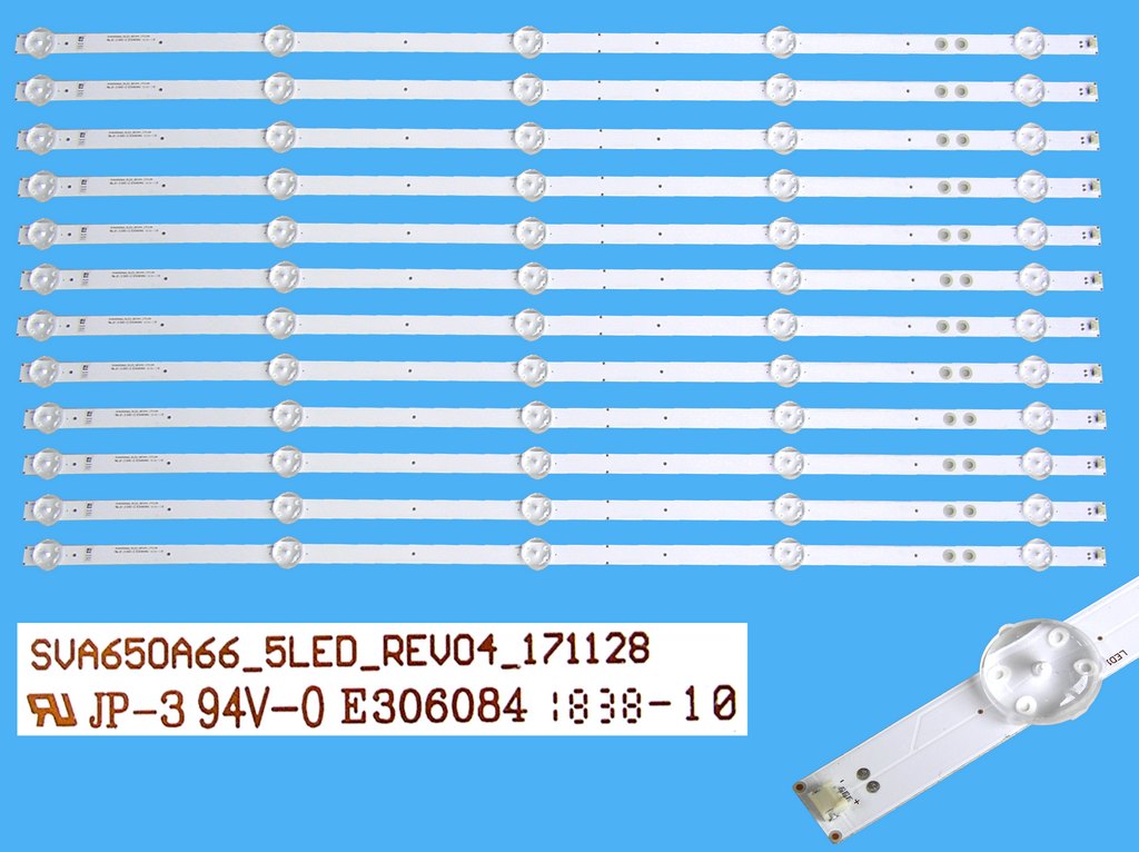 LED podsvit 655mm sada LG SVA650A66 celkem 12 pásk