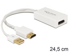 Delock Adaptér HDMI-A samec > Displayport samice 62496