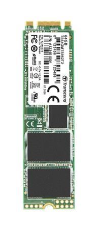 TRANSCEND MTS952T2 64GB Industrial 3K P/E SSD disk M.2, 2280 SATA III 6Gb/s (3D TLC), 560M