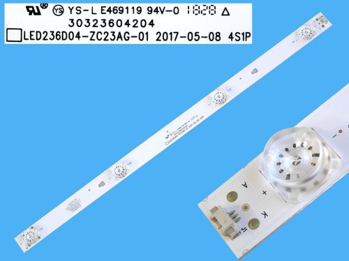 LED podsvit 405mm, 4LED / LED Backlight 405mm - 5 DLED, LED236D04-ZC23AG-01, 30323604204, 