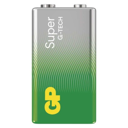 Alkalická baterie GP Super 9V (6LR61), 1013501001