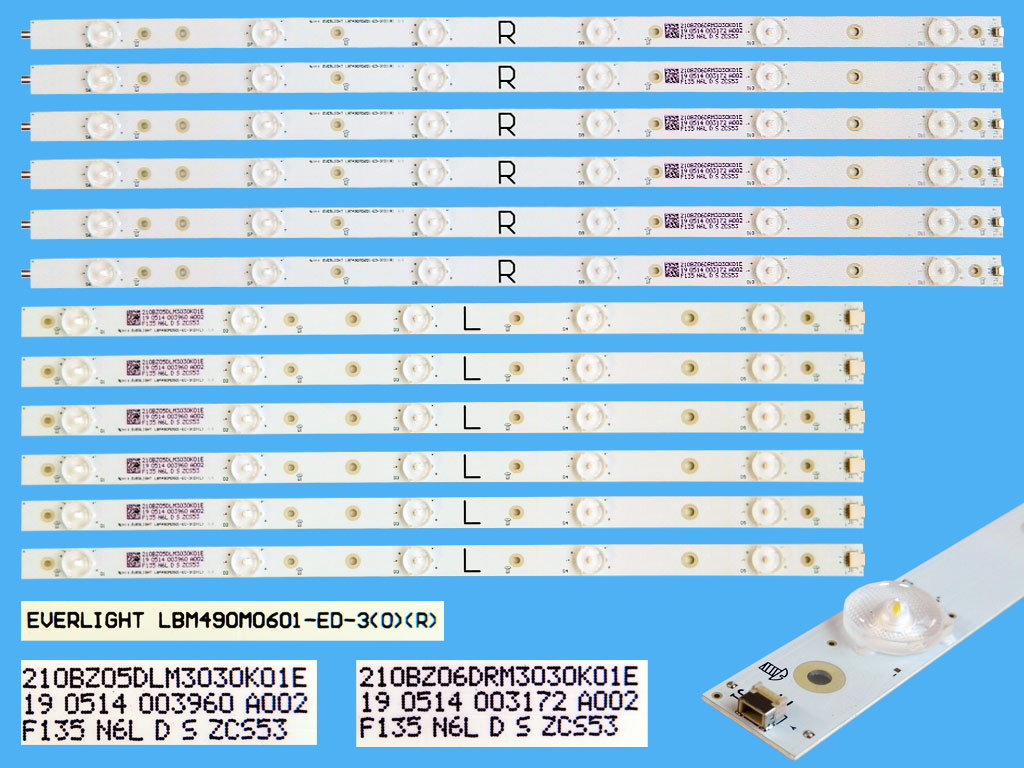 LED podsvit sada Philips LBM490M0601-ED-3 celkem 1