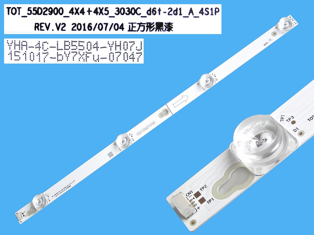 LED podsvit 424mm, 4LED / DLED Backlight 424mm - 4