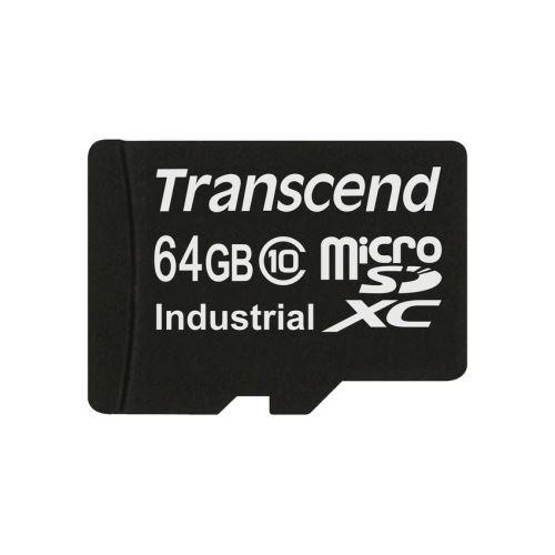 Transcend 64GB microSDXC (Class 10) MLC průmyslová paměťová karta (bez adaptéru), 20MB/s R