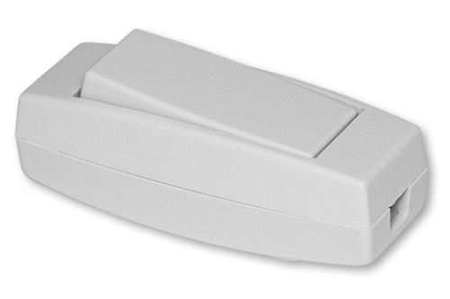 ABB 3251-80919 SPÍNAČ ŠŇŮROVÝ PRŮCHOZÍ 2 A ŠEDÁ