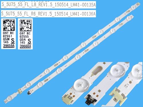 LED podsvit 1128mm sada Samsung BN96-39659A + BN96-39660A / LED Backlight 1128mm - 14 D-LE