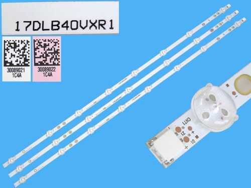 LED podsvit sada vestel 23331585 celkem 3 pásky 745mm / D-LED BAR.UNDS - N11 / 17DLB40VXR1