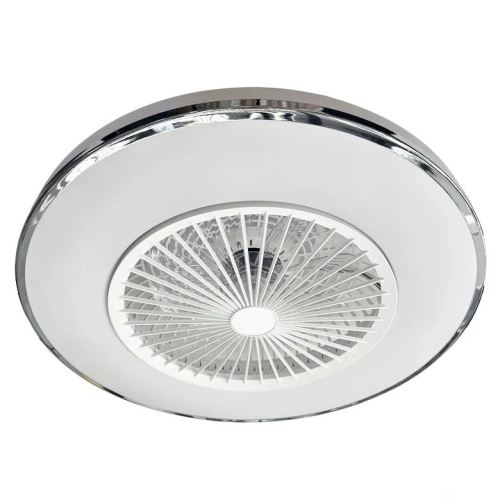 NED SVÍTIDLO LED 72W 5400LM IP20 OPALMETAL CHROM +VENTILÁTOR +OVLADAČ  LCL6352