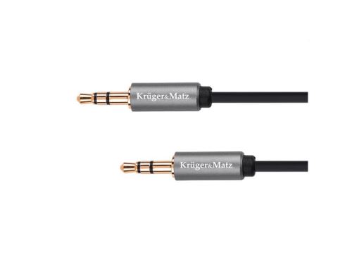 Kabel Jack 3,5mm konektor/Jack 3,5mm konektor 1m KRUGER & MATZ KM1226 Basic