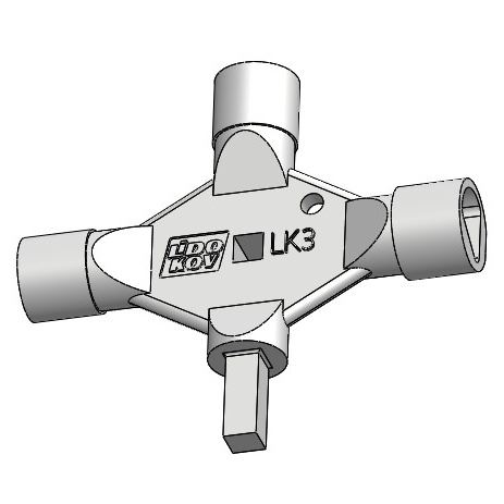 LID KLÍČ VÍCEUČELOVÝ LK3-E  01.033.E