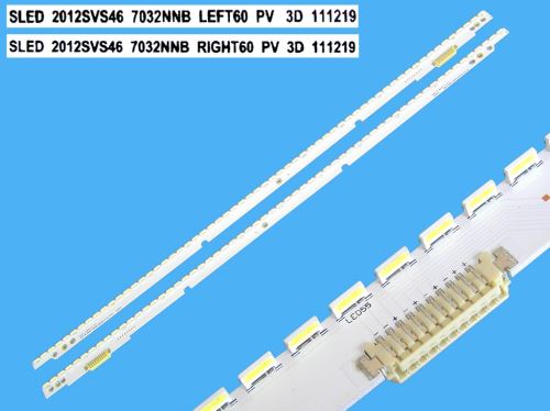 LED podsvit EDGE 573mm sada Samsung BN96-21713A + BN94-21714A / LED Backlight edge 60LED 2