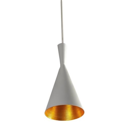 AZZARDO SVÍTIDLO VITA 1X60W E27 LP6005-WH-GO ZÁVĚS. BÍLÁ/ZLATÁ AZ1340