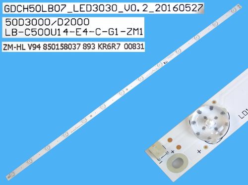 LED podsvit 1024mm sada Metz celkem 2 pásky / LED Backlight M08-SL55030-1001N-4024D / 7700