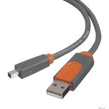 BELKIN USB 2.0 Mini-B 4-pin kabel, 1.8 m, šedý