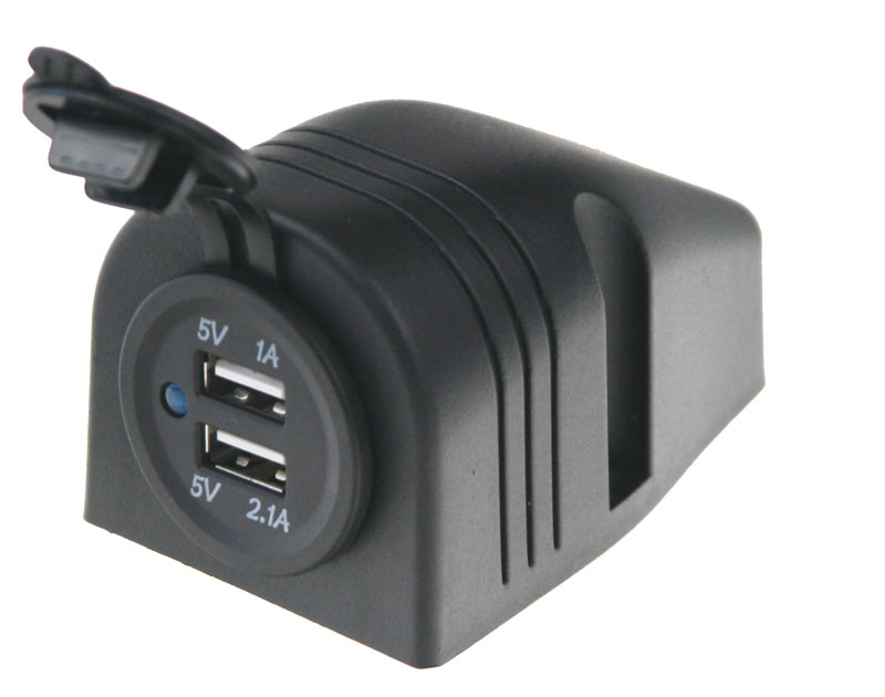 2x USB zásuvka voděodolná v přídavném panelu