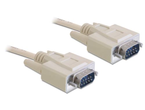 Delock sériový kable RS-232, Sub-D9 samec/samec 1 m