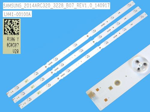 LED podsvit sada Grundig celkem 3 pásky / LED Backlight 625mm - 7 D-LED, 2014ARC320-3228-B