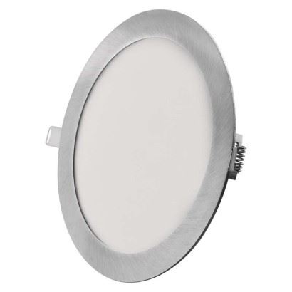 LED vestavné svítidlo NEXXO, kruhové, stříbrné, 18W, se změnou CCT, ZD1243