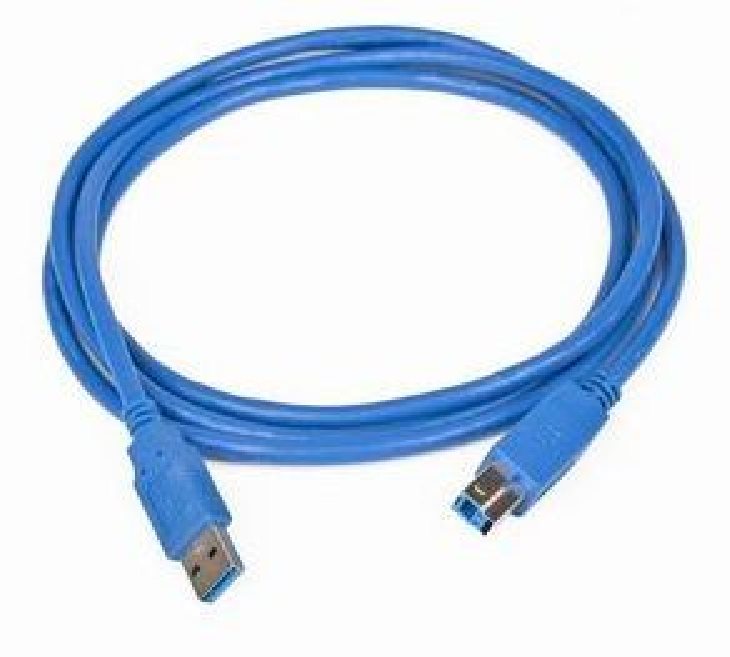 Kabel GEMBIRD C-TECH USB A-B 1m, modrý