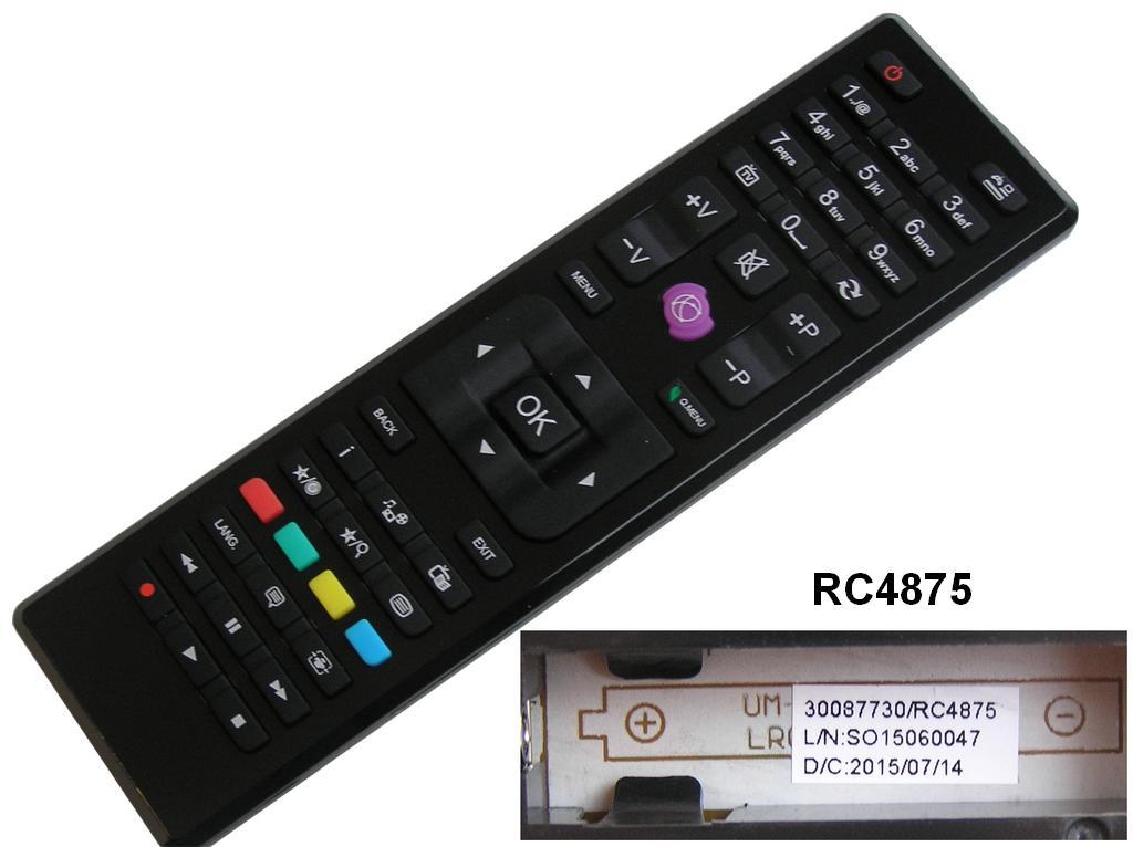RC4875 Dálkový ovladač Vestel LCD TV / SILVASCHNEI