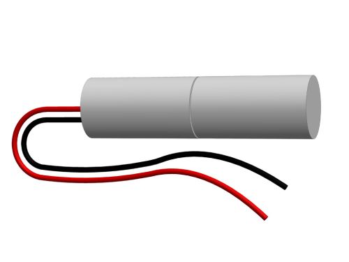 Akumulátor - nouzová světla 2,4V / 1600mAh SC kabel bez konektoru