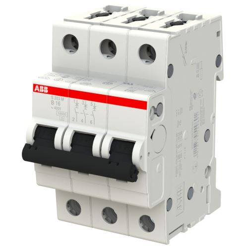 ABB JISTIČ S203M-B16 3P 16A B 10KA