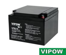 Baterie olověná 12V 26Ah VIPOW BAT0270 (1)