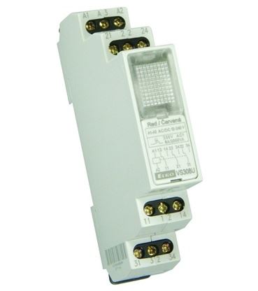 ELK RELÉ VS308U POMOC. 3X8A PŘEPÍNACÍ UNI BÍLÁ 3851