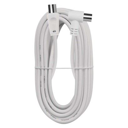 Anténní koaxiální kabel stíněný 7,5m – úhlová vidlice, S30710