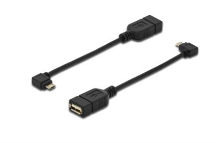 Digitus Adaptérový kabel USB 2.0, OTG, typ micro B
