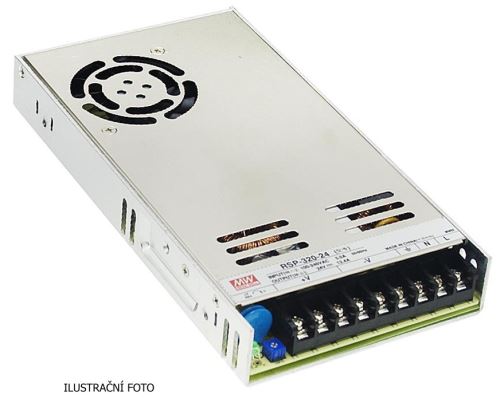 MEANWELL ZDROJ AC/DC RSP-320-12 320W VSTUP 88-264V AC, 124-370V DC VÝSTUP 12V 0-26.7A 9159