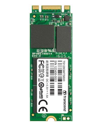 TRANSCEND MTS600 128GB SSD disk M.2 2260, SATA III (MLC), tray