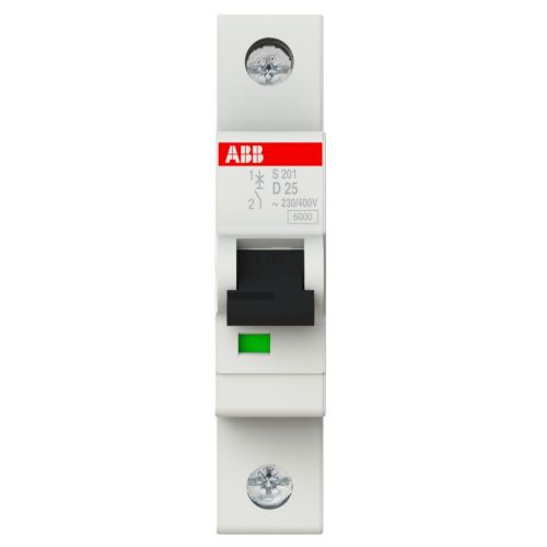 ABB JISTIČ S201-D25 1P 25A D 6KA