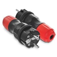 DAMIJA VIDLICE WT-54 EXTREM 2P+Z, 16A UNI SCHUKO HERMETICKÁ IP54 ČERNÁ/ČERVENÁ 208086 DAMIJA VIDLICE WT-54 EXTREM 2P+Z, 16A UNI SCHUKO HERMETICKÁ IP54 ČERNÁ/ČERVENÁ 208086