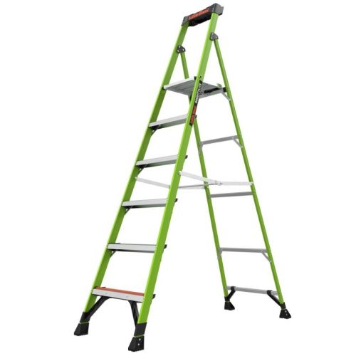 LAGIS ŽEBŘÍK MIGHTYLITE 8  SCHŮDKOVÝ Z NEVODIVÉHO SKLOLAMINÁTU FIBERGLASS 15368EN