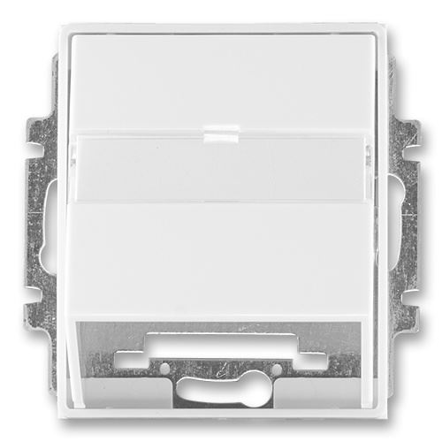 ABB TIME, ELEMENT 5014E-A00100 01 KRYT ZÁSUVKY KOMUNIKAČNÍ (PRO NOSNOU MASKU) BÍLÁ/LEDOVÁ 